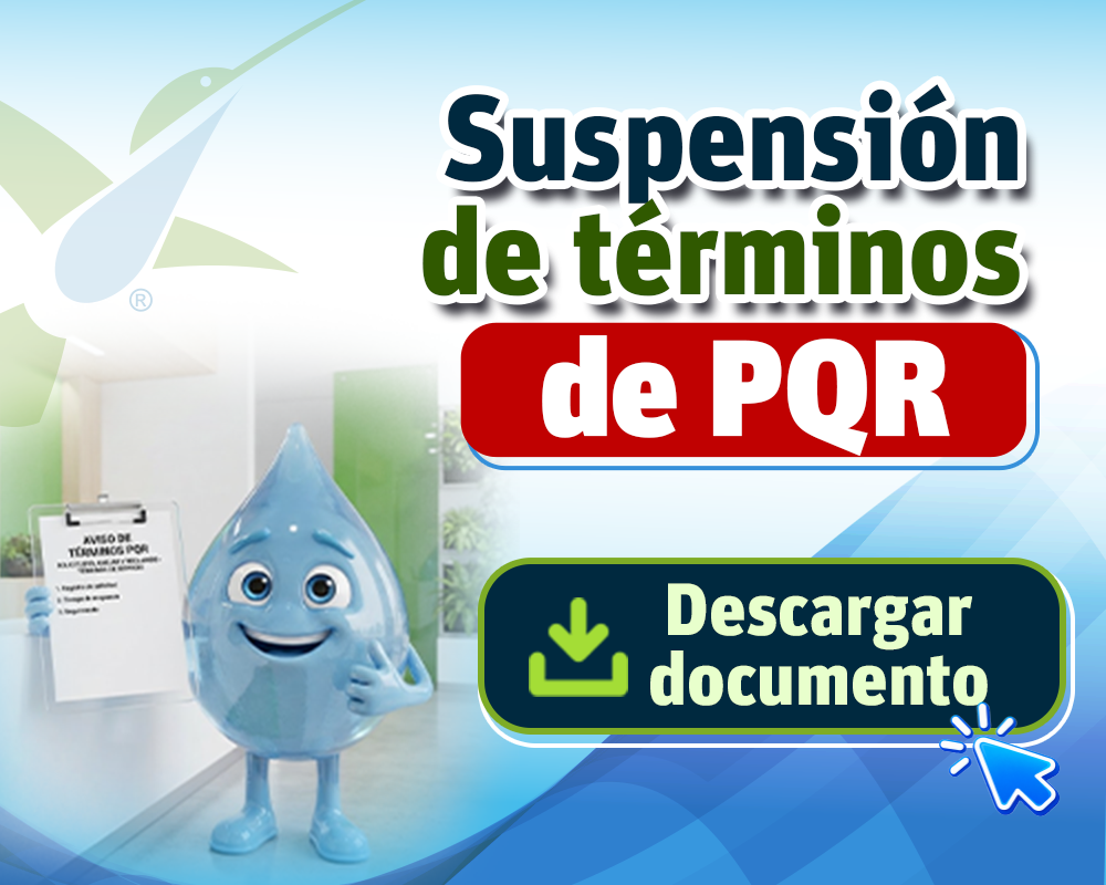 Suspensión de términos de PQR